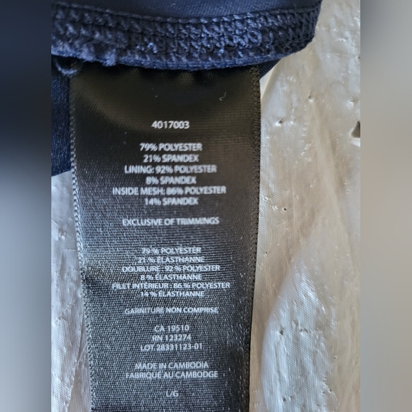 NEW- Lolé Navy Blue Skort, Size Large (waist 32) - Picture 5 of 8